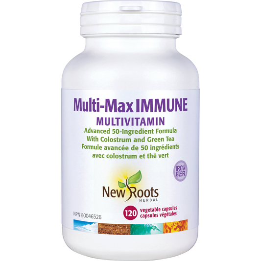 NEW ROOTS    Multi-Max Immune Multivitamin    120 capsules