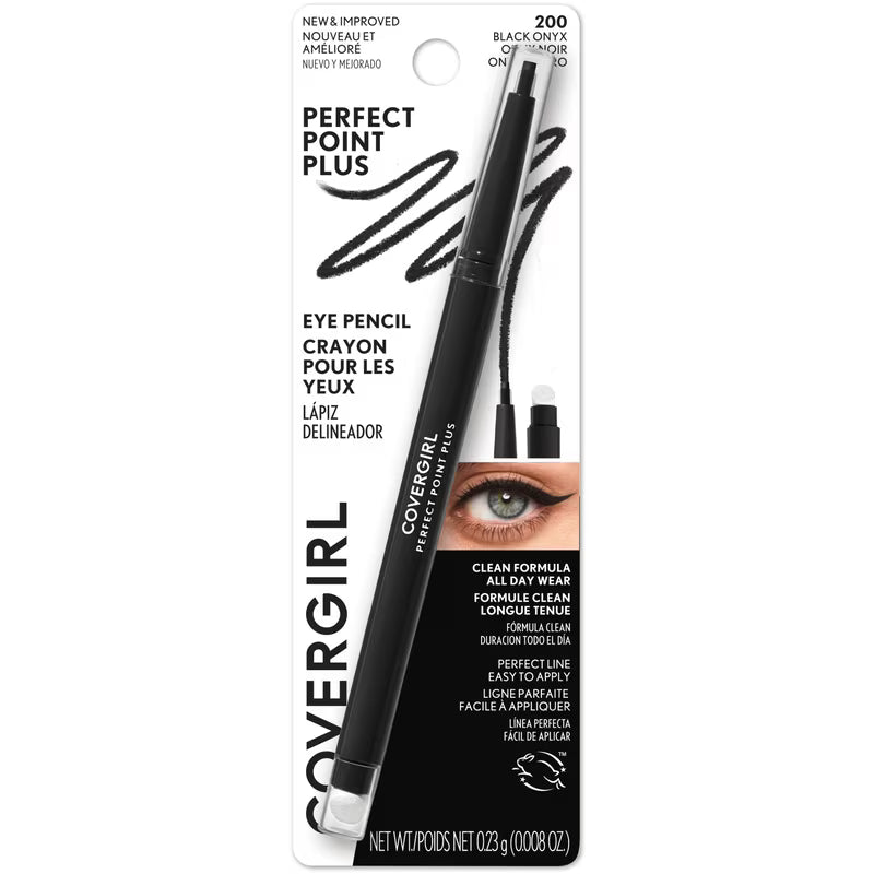 COVER GIRL PERFECT POINT PLUS EYE LINER BLACK ONYX pack of 2