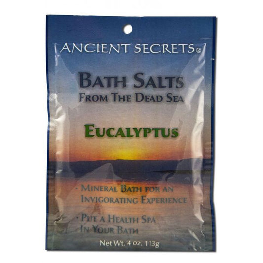 ANCIENT SECRETS       Aromatherapy Dead Sea Mineral Baths, Eucalyptus (sachet)    113g