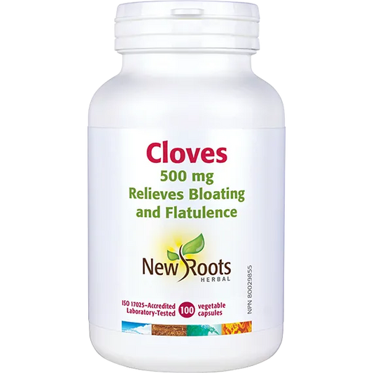 NEW ROOTS    Cloves 500 mg    100 capsules