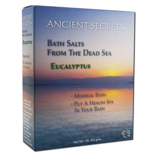 ANCIENT SECRETS      Bath Salts From The Dead Sea, Eucalyptus (box)    453g