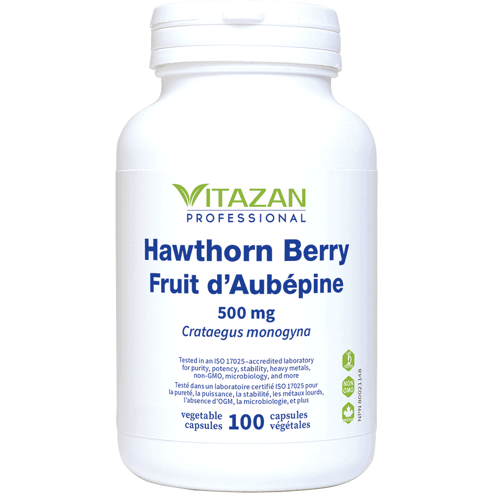 Vitazan    Hawthorn Berry (500 mg) 100 capsules