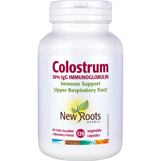 NEW ROOTS    Colostrum 30% IgG Immunoglobulin    120 capsules