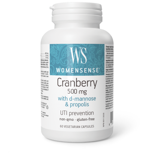 WomenSense  Cranberry D-Mannose 500mg 60 vegicaps