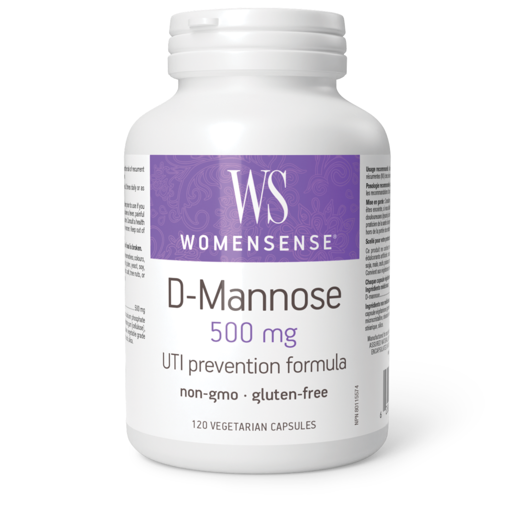 WomenSense  D-Mannose 500mg 120 vegicaps