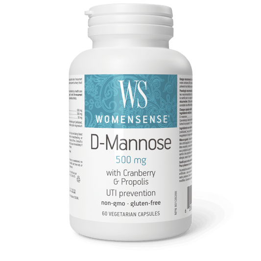 WomenSense  D-Mannose 500mg with Cranberry & Propolis 60 vegicaps