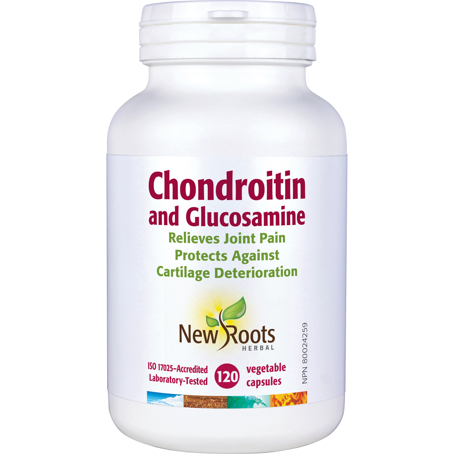 NEW ROOTS    Chondroitin and Glucosamine    120 capsules