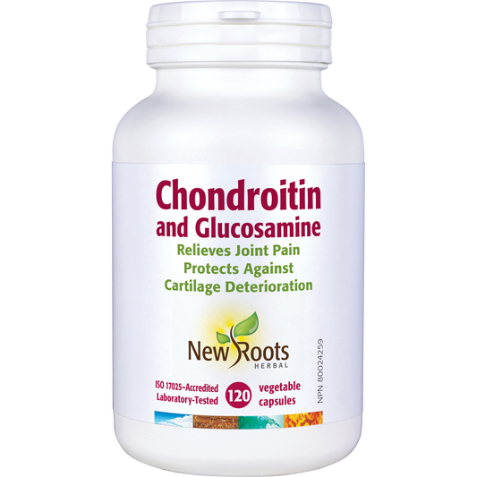 NEW ROOTS    Chondroitin and Glucosamine    120 capsules