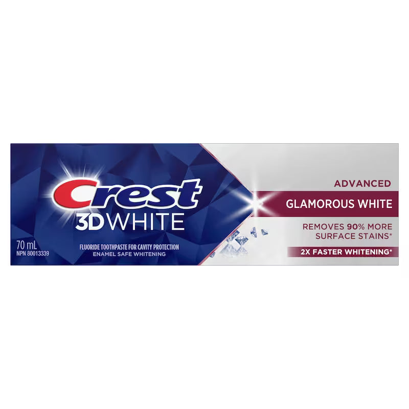 CREST 3D WHITE ADVANCED TOOTHPASTE GLAMOROUS 70ML PASTE