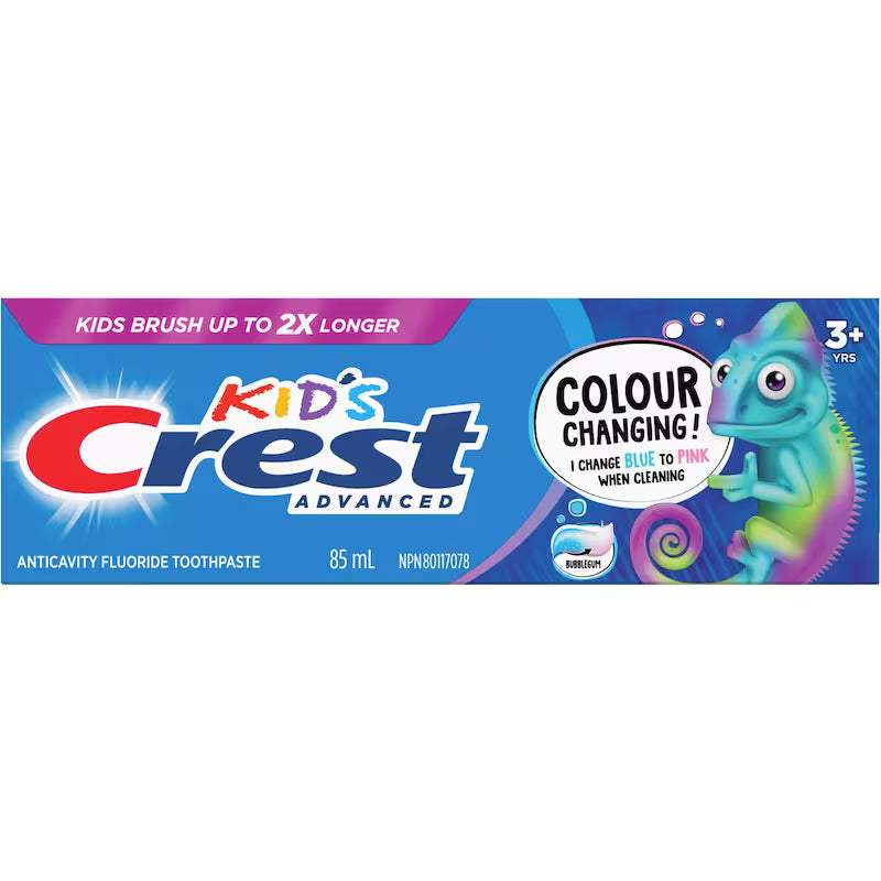 CREST ADVANCED KIDS TOOTHPASTE CHAMELEON 85ML
