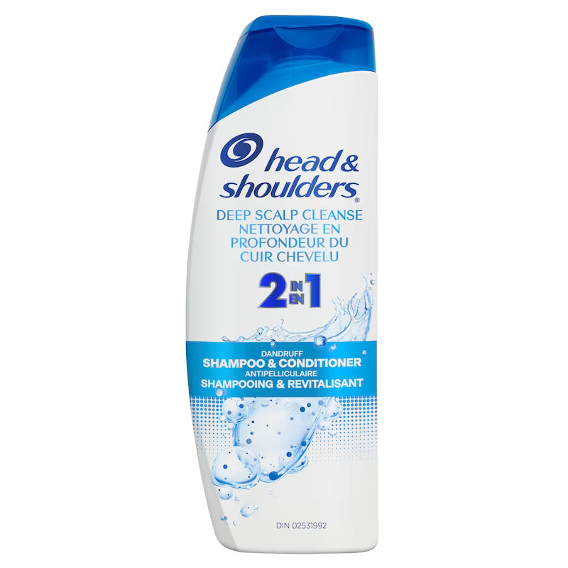 HEAD&SHOULDER SHP 2IN1 DEEP SCALP CLEANSE 370ML SHAMPOO MED.