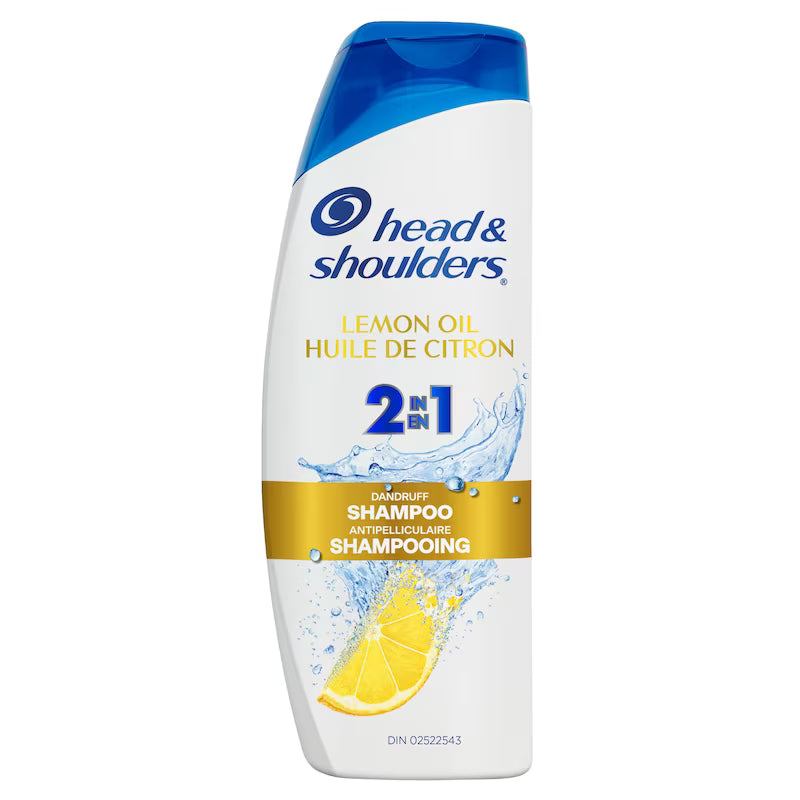 H&S SHP 2IN1 LEMON ESSENTIAL OIL 370ML SHAMPOO MED.