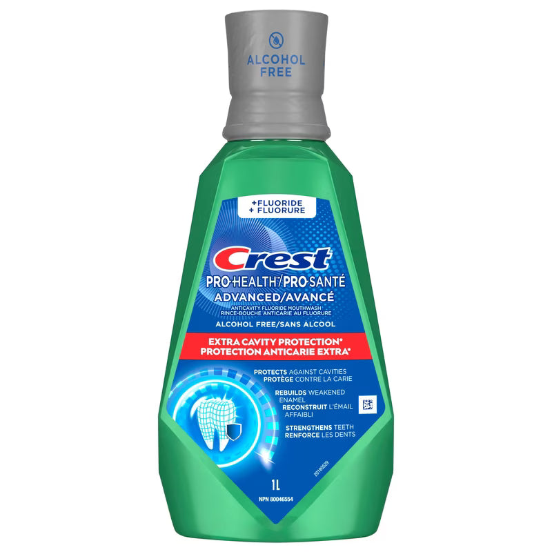 CREST PRO-HEALTH ADVANCED MOUTHWASH ANTI-CAVITY 1L MOUTHWASH