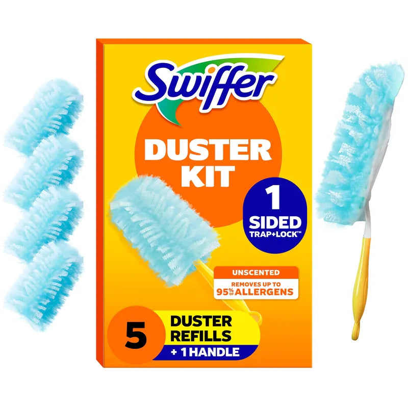 SWIFFER DUSTER 180 KIT STARTER W/5 CLOTHS pack of 6