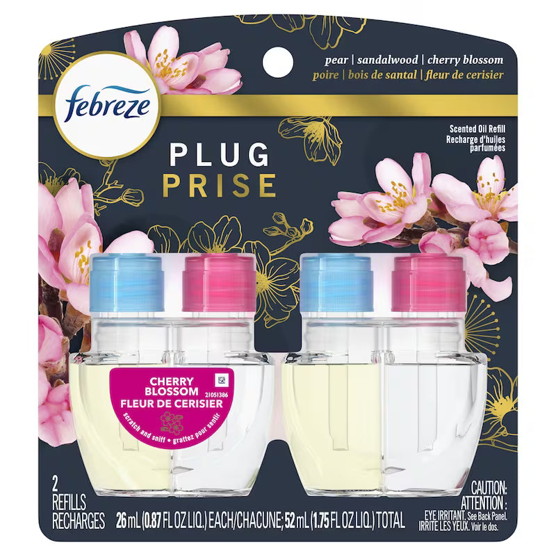 FEBREZE PLUG DUAL REFILL CHERRY BLOSSOM 2X26ML