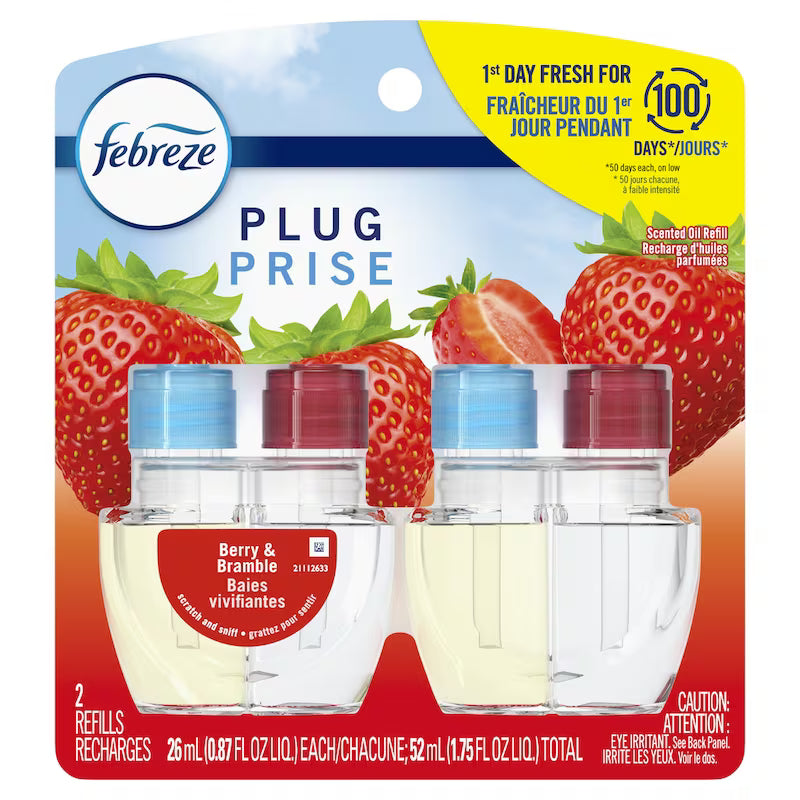 FEBREZE PLUG DUAL REFILL BERRY AND BRAMBLE 2X26ML