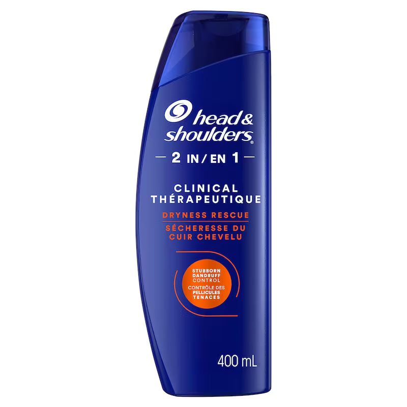 HEAD&SHOULDERS SHP&CND 2IN1 CLINIC DRY SCALP 400ML SHAMPOO MED.