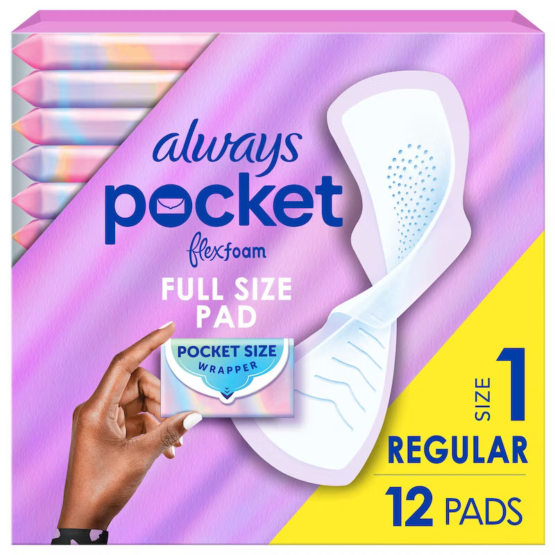 ALWAYS POLY FLEXFOAM INFINITY SZ1 12 pack of 4