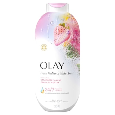 OLAY BODY WASH STRAWBERRY & MINT 650ML