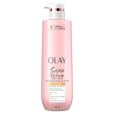 OLAY SUPER SERUM BODY WASH EXTRA DRY SKIN 591ML