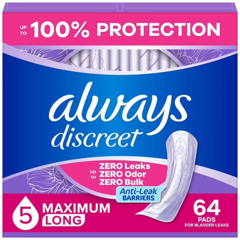 ALWAYS DISCREET PAD LG MAXIMUM 64