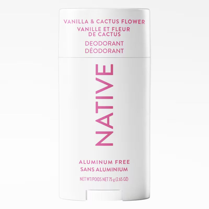 NATIVE DEODORANT VANILLA&CACTUS FLOWER STICK 75G