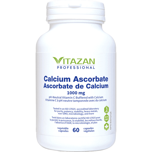 Vitazan    Calcium Ascorbate (1000 mg · pH-Neutral Vitamin C Buffered with Calcium) 60 capsules