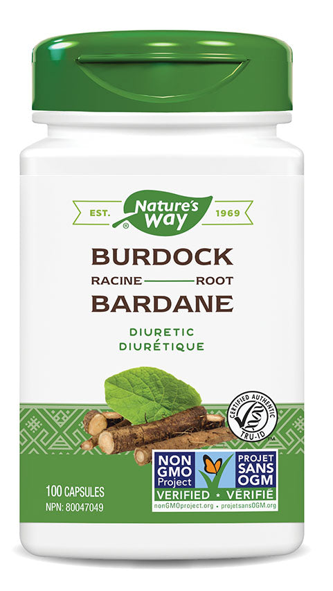 Nature's Way - Burdock Root - 100 Veg Caps