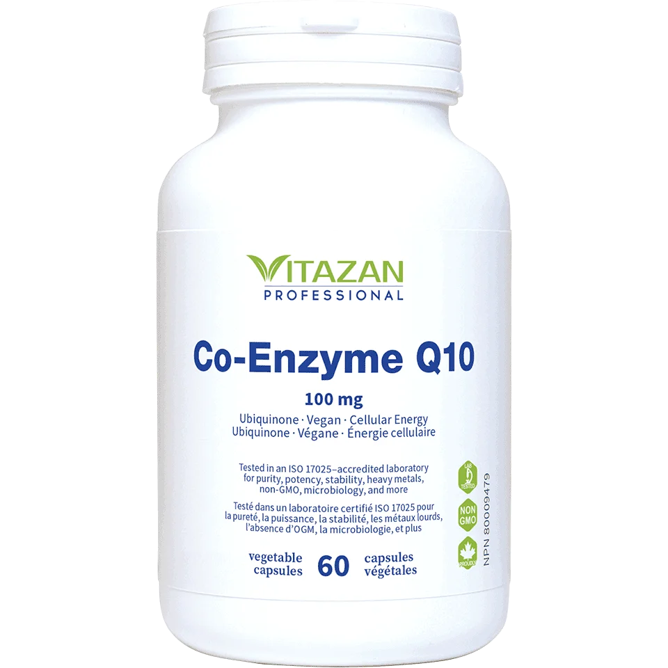 Vitazan    Co-Enzyme Q10 (100 mg · Ubiquinone) 60 capsules