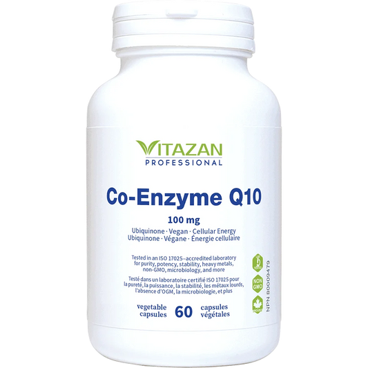 Vitazan    Co-Enzyme Q10 (100 mg · Ubiquinone) 60 capsules