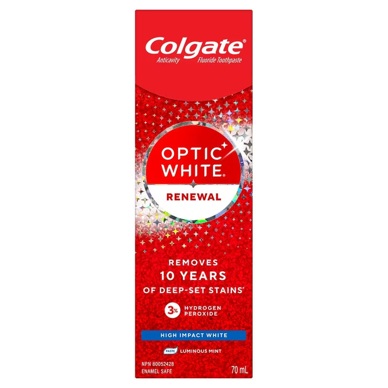 COLG T/P OPTIC WHT RENEWAL HIGH IMPACT WHITE 70ML TOOTHPASTE