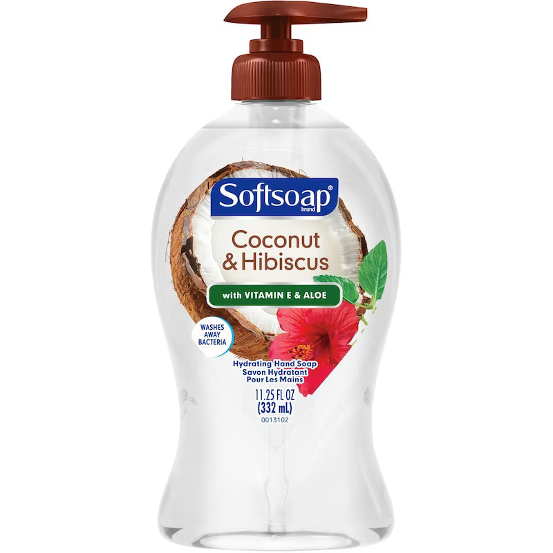 SOFTSOAP LIQ HAND SOAP COCONUT & HIBISCUS 332ML