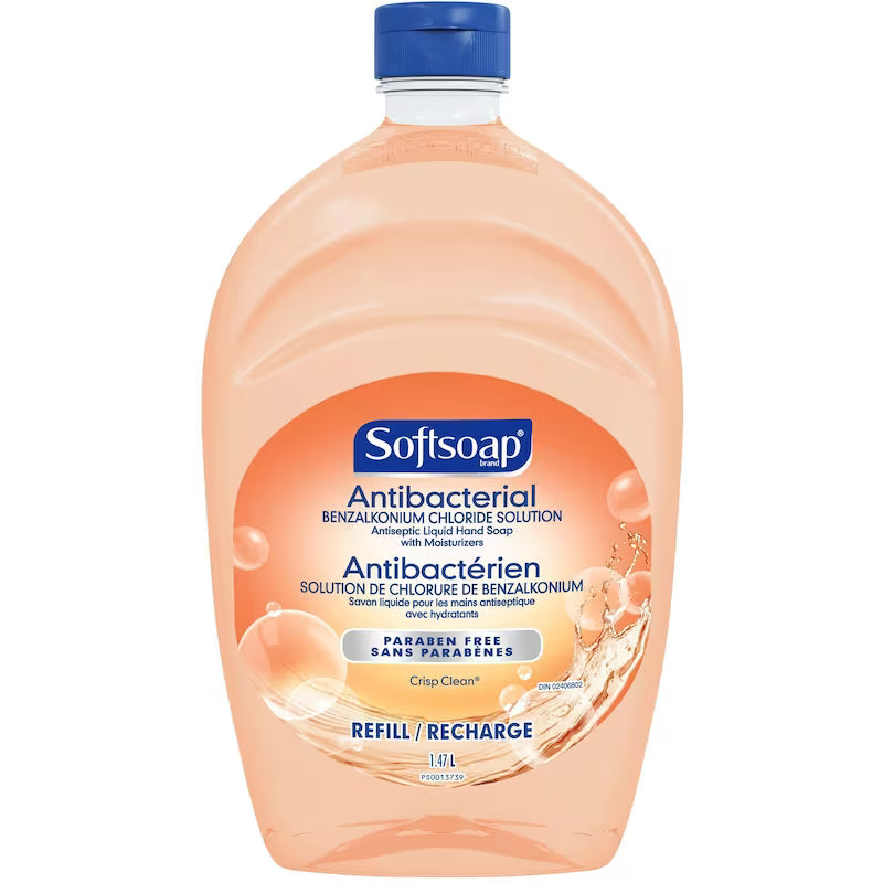 SOFTSOAP HAND SOAP ANTIBACTERIAL CRISP CLEAN 1.47L LIQUID