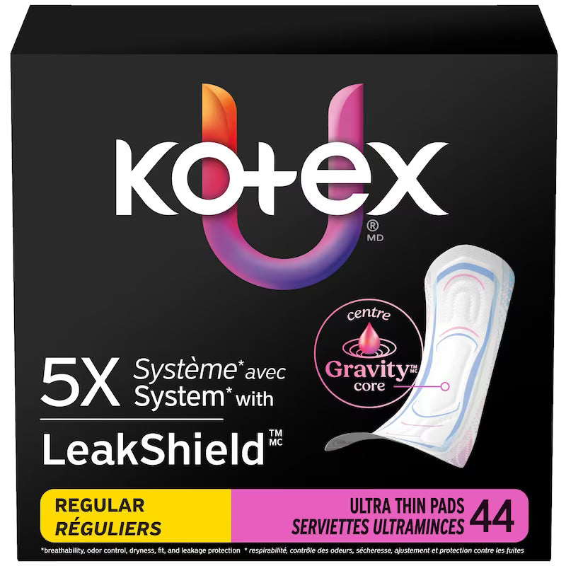 KOTEX PADS ULTRA THIN+WINGS RG 44 pack of 4