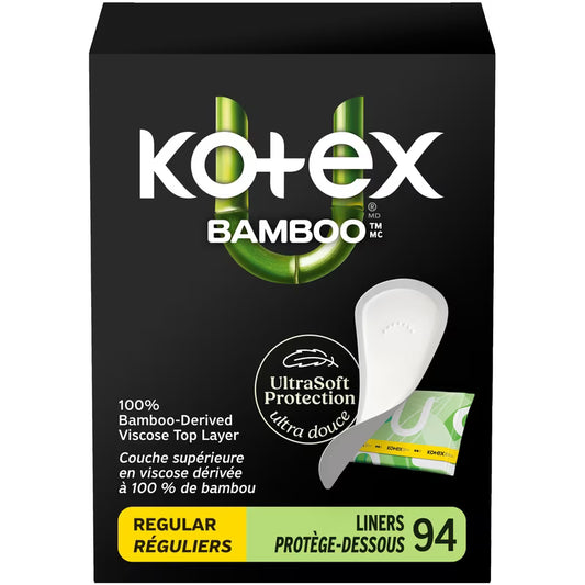 KOTEX BAMBOO LINERS RG 94 pack of 5