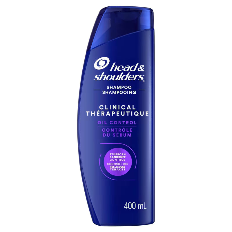 H&S CLINICAL STRENGTH OIL CONTROL SHP 400ML SHAMPOO MED.