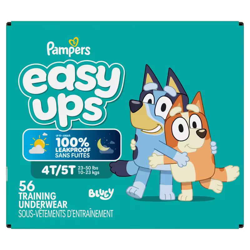 PAMPERS EASY UPS BOY SIZE 4T-5T 56