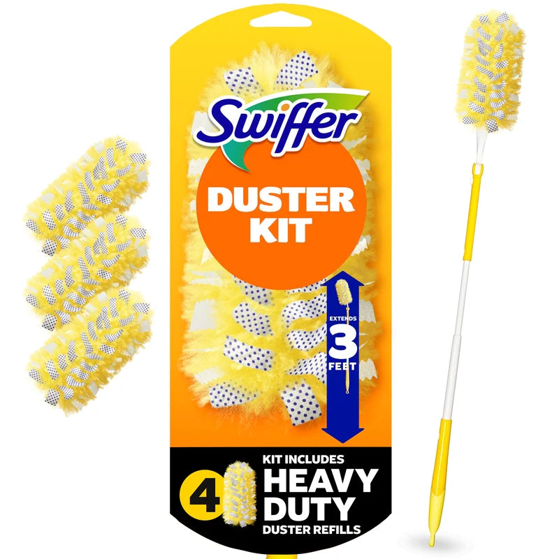 SWIFFER DUSTERS EXTENDER HEAVY DUTY STARTER KIT pack of 12