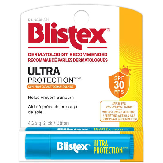 BLISTEX LIP BALM ULTRA PROTECTION SPF30 4.25G STICK MED. pack of 24