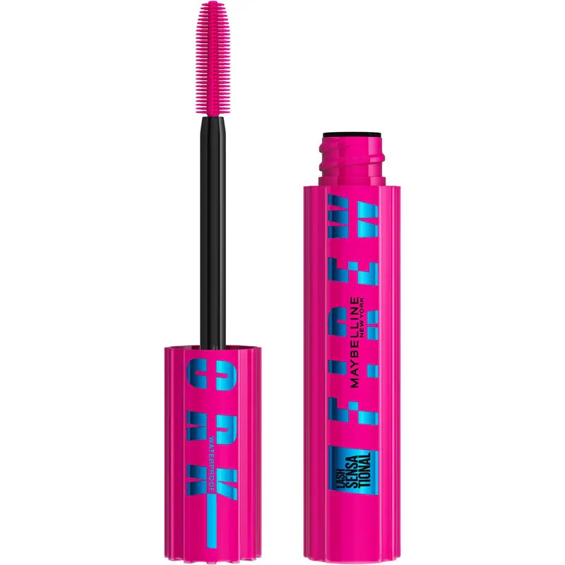 MAYBELLINE LASH MASCARA WATERPROOF VERY BLACK pack of 3