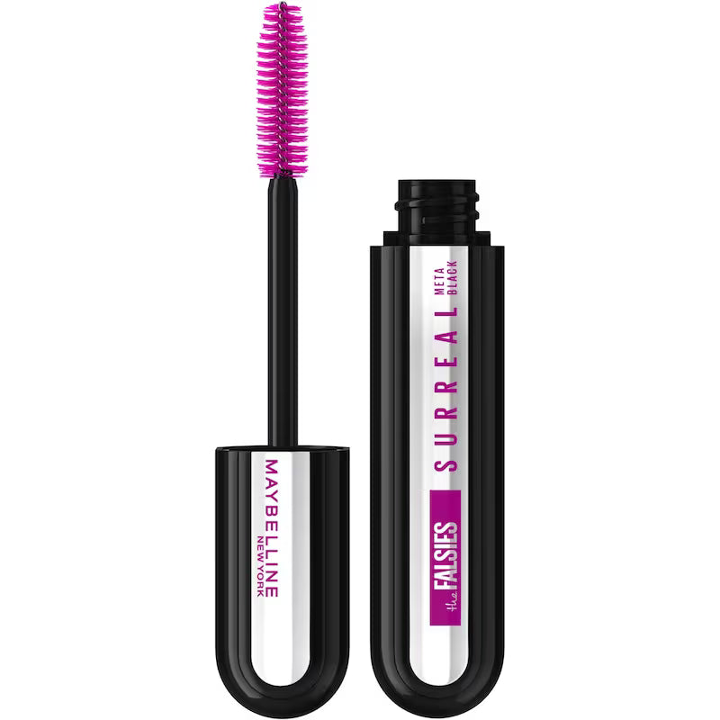 MAYBELLINE FALSIES SURREAL MASCARA META BLACK pack of 3