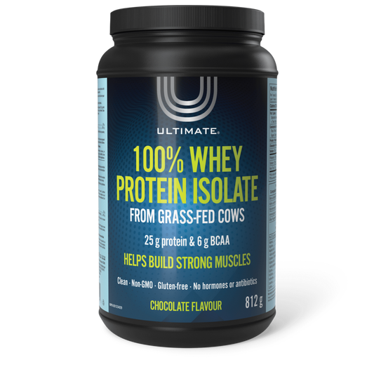 ULTIMATE   100% Whey Protein  Isolate · Chocolate   812 g Powder