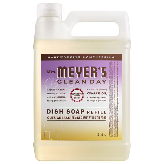 Mrs. Meyer's Clean Day - Dish Soap - Compassion refill - 1.4L