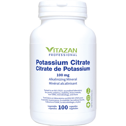 Vitazan    Potassium Citrate (100 mg) 100 capsules