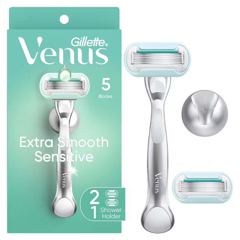 GILL VENUS EXTRA SMOOTH SENS RAZOR W/ 2 CARTRIDGE