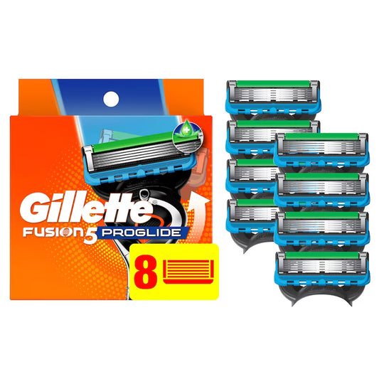 GILLETTE FUSION PROGLIDE POWER BLADE 8