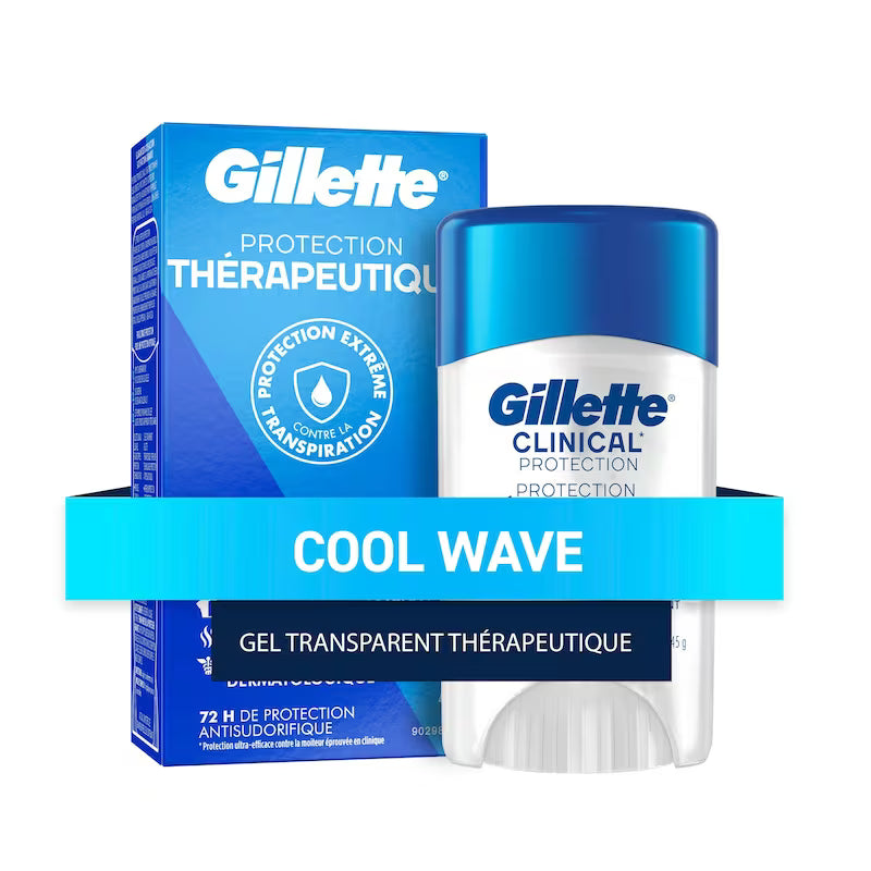 GILLETTE CLINICAL CLEAR GEL DEOD COOL WAVE 45G