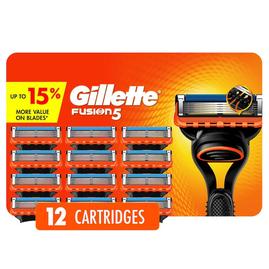 GILLETTE FUSION 5 MANUAL BILLBOARD CARTRIDGES 12