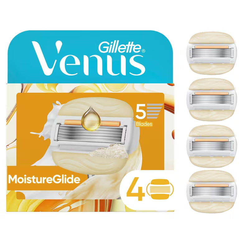 GILLETTE VENUS MOISTUREGLIDE CARTRIDGES 4