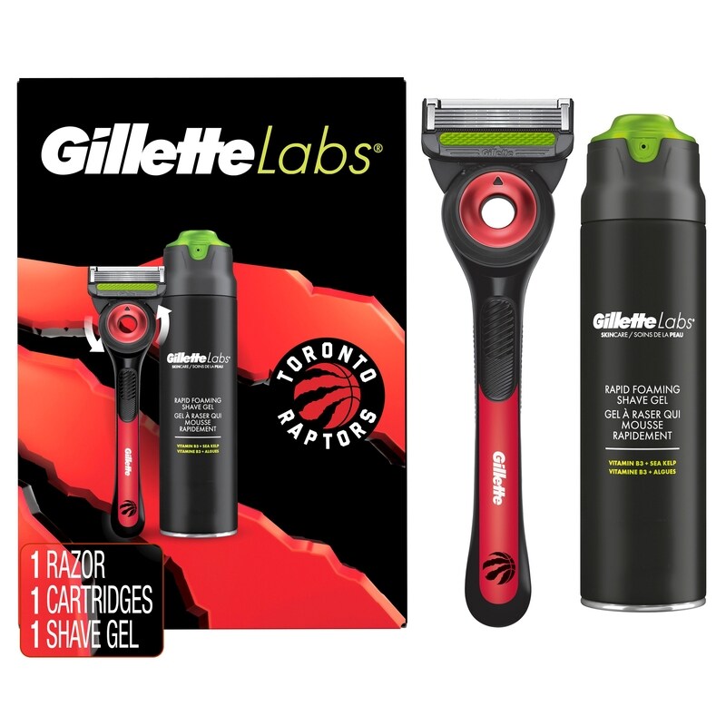 GILLETTE LABS RAPTORS GEL+RAZOR KIT 2 pack of 6